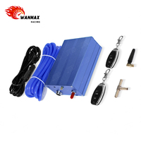 Kit de commande de soupape d'échappement pour voiture avec deux télécommandes sans fil et tuyau en silicone, ajustement universel