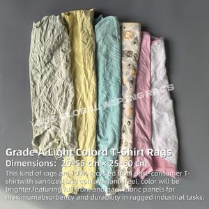 ผ้าเช็ดทำความสะอาดสีอ่อนแบบเป็นม้วน ตัวอย่างฟรี ผ้าฝ้าย 100% สำหรับงานอุตสาหกรรม - Product Image 2