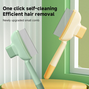 JZ-Cepillo eléctrico de masaje para mascotas con función de pulverización, peine de aseo portátil para perros y gatos, herramienta para el cuidado del cabello de mascotas con logotipo personalizado OEM - Product Image 3