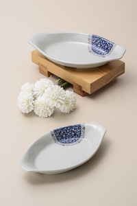 Assiettes de service réutilisables en mélamine en forme de <span class=keywords><strong>bateau</strong></span> banane <span class=keywords><strong>pour</strong></span> crème glacée, desserts, fruits, yaourt, fête - Product Image 6