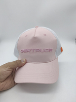 Gorras Trucker Deportivas Bordadas de 5 Paneles, de Malla de Sarga Transpirable e Impermeable, Ajustables y Curvadas, Venta al por Mayor, Parches con Logotipo Personalizado