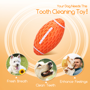 Nobiltà giocattolo interattivo per cani palla carina in plastica e giocattoli per cani da Rugby per gatti e animali domestici - Product Image 2