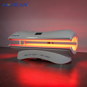 Merican Red Infrared Bed Full <strong>Body</strong> Red Light Therapy Bed Infrared Sauna For EU Plug Compatible PDT Machine - Product Image 5