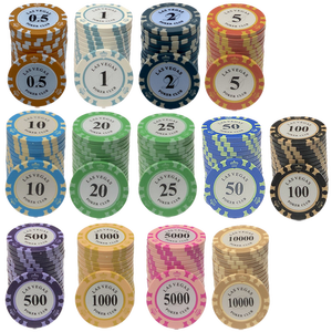 Jetons de poker en céramique ABS de haute qualité avec logo personnalisé 2025 et plateau fabriqués en Chine, promotions en gros - Product Image 4