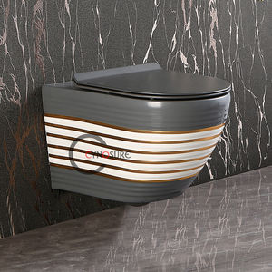 Ensemble WC et Bidet en Céramique Mural pour Projets Hôteliers, Sanitaires de Salle de Bain - Product Image 4