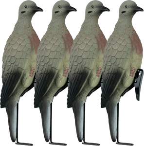 6 Stuks Levensechte Kunstmatige Duivenbeeld Landschap Gazon Decoratie En Jacht Lokaas Nep Vogel Schuim Vogels Dook Voor Gebruik Buitenshuis - Product Image 1