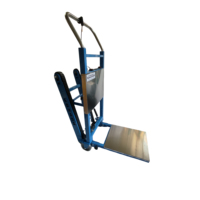 Machine à monter les escaliers électrique robuste 1200W, capacité 400kg, pliable, pour le transport de marchandises sur les escaliers