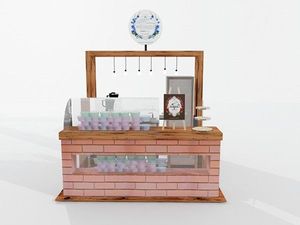 Trung tâm mua sắm thức ăn nhanh trung tâm kiosk thời trang bỏng ngô thực phẩm kiosk bỏng ngô hiển thị gian hàng thiết kế - Product Image 4