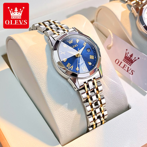 OLEVS 9931 oem femmes montres de luxe étanche <span class=keywords><strong>montre</strong></span>-bracelet mode hommes Sport Date homme chronographe <span class=keywords><strong>montre</strong></span> à quartz pour <span class=keywords><strong>femme</strong></span> - Product Image 2