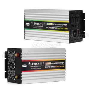 Convertidor de 12V a 220V de 5000W/6000W, Inversor de Corriente de Onda Sinusoidal Pura, Pantalla Digital LCD Dual, 2 Tomas de Corriente, Múltiples Funciones de Protección - Product Image 6