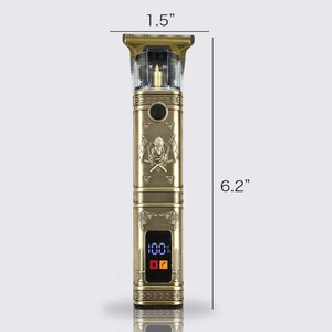 เครื่องตัดผมไฟฟ้า DSP Dansong ตัวเครื่องโลหะ กันน้ำ IPX7 ปรับความยาวได้ สำหรับผู้ชาย โกนหัว ตัดเครา ทรงผมเรโทร - Product Image 2