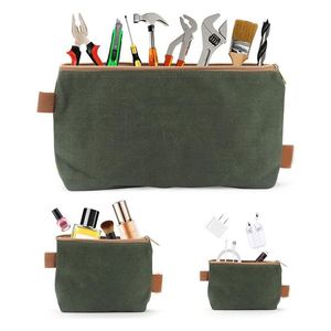 1Pack Small Tool Pouch Organizer Canvas Zipper Tool Bags for Sale - Product Image 1
