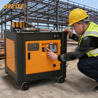 Cintreuse automatique de barres d'armature robuste GF25 380V/220V, machine électrique de cintrage de barres en acier inoxydable