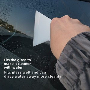 Qili mỏng miệng hình tam giác Vinyl TPU cứng scraper vị trí cơ thể năng lượng mặt trời cửa sổ phim công cụ chống trầy xước Chức năng 1 năm cửa sổ Tint xe vinyl bọc nước scraper - Product Image 2