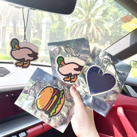 Désodorisants de voiture personnalisés de haute qualité avec logo mignon en carton pour éliminer les odeurs