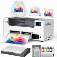 Imprimante DTF COLORSUN X13 33cm avec tête d'impression Epson XP600, kit de démarrage complet avec encre, film et poudre, prêt à l'emploi pour les entreprises de personnalisation de t-shirts