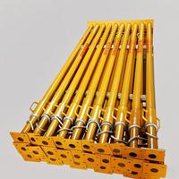 Étais de soutènement réglables en acier robuste, capacité de charge 800 kg, vérins galvanisés pour la construction au Nigeria, au Ghana et en Afrique de l'Ouest