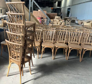 Silla <span class=keywords><strong>de</strong></span> Comedor <span class=keywords><strong>de</strong></span> Resina con Respaldo Cruzado, Apilable, Resistente, para Eventos y Bodas, Capacidad <span class=keywords><strong>de</strong></span> 660 Libras, Venta al <span class=keywords><strong>Por</strong></span> Mayor - Product Image 5