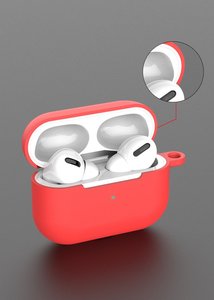 Étui de protection en silicone 15 couleurs pour AirPods <span class=keywords><strong>Pro</strong></span>, écouteurs sans fil avec porte-clés, ensemble antichoc pour AirPods 3 - Product Image 3