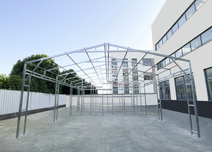 KJ Vente en gros 23FT X 46FT <span class=keywords><strong>Garage</strong></span> en métal Style populaire <span class=keywords><strong>Toit</strong></span> <span class=keywords><strong>plat</strong></span> Abri extérieur en métal Garages et remises de jardin - Product Image 5