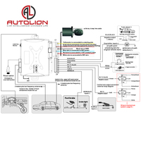 Kit de démarrage bouton-poussoir Anti-vol pour voiture, système d'alarme pour démarrage du moteur, sans clé, 6ma, 433MHZ, 10 pièces