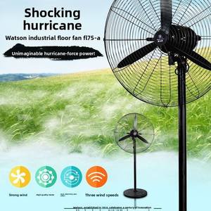 Watson พัดลมไฟฟ้าแรงสูงสำหรับงานอุตสาหกรรม, เครื่องสั่นแนวตั้งแบบฮอร์นติดผนัง - Product Image 2