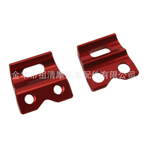 Zuqing Motorcycle Cnc Aluminum Oil Pipe <b>Clamp</b> Red For Off-road Bike Parts Yg101 - Product Image 4