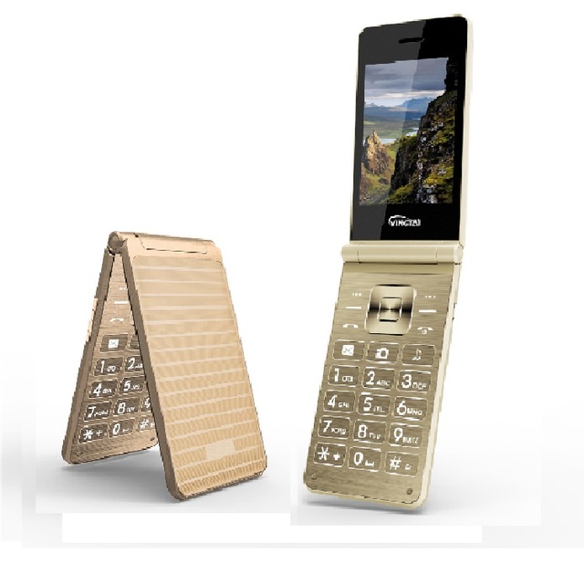 2.8 Inch Large Screen Gsm Flip Mobile Phone with Quad Band 2G PHONE