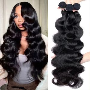 Bán buôn nguyên tóc con người Bó nguyên liệu Trinh Nữ lớp biểu bì phù hợp tóc bó dệt đôi rút ra giá rẻ phần mở rộng tóc người - Product Image 6