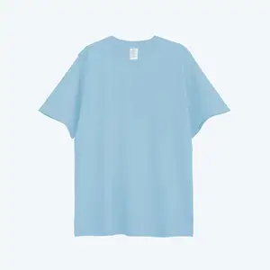 Camiseta masculina com logotipo personalizado 200GSM 100% algodão de alta qualidade