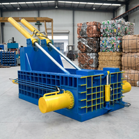 Presse à balles hydraulique miniature portable pour les déchets d'aluminium et de canettes en fer