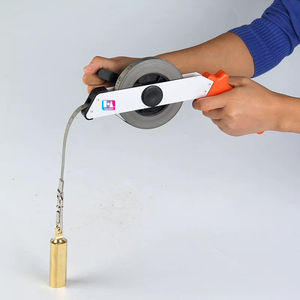 Ruban de mesure de profondeur d'huile en acier blanc de 10m avec crochet magnétique Boîtier ABS double face Graduations métriques et en pouces - Product Image 6