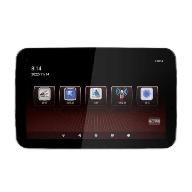 10.1\" IPS Android Tablet Touch Screen Headrest Monitor Car Rear Seat Player Video Music for Bluetooth AirPlay HDMI-1 Year