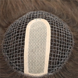 High Quality Integration Fish Net <strong>Hair</strong> Pieces <strong>Woman</strong> Toupee Silk Top <strong>Topper</strong> Chinese Cuticle Remy Human <strong>Hair</strong> - Product Image 2