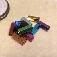 Entretoise hexagonale filetée en aluminium multicolore pour moto électrique, fixation de personnalisation post-vente, vente en gros en vrac