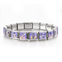 Accesorios para Pulseras DIY de Acero Inoxidable Conmemorativos para Estudiantes Italianos, Exclusivos para la Temporada de Graduación, con un Sentido de Ceremonia