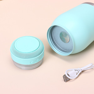 แก้วเก็บความเย็นแบบมีลำโพงบลูทูธในตัว ขนาด 12 ออนซ์ <span class=keywords><strong>ส</strong></span>กรีนโลโก้ได้ ผนัง<span class=keywords><strong>ส</strong></span>องชั้น <span class=keywords><strong>ส</strong></span>แตนเลส<span class=keywords><strong>ส</strong></span>ุญญากาศ ป้องกันการรั่วซึม - Product Image 5