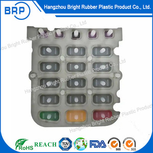 Customized Molding <strong>Silicone</strong> <strong>Rubber</strong> Keypad Controller Panel <strong>Rubber</strong> <strong>Button</strong> - Product Image 4