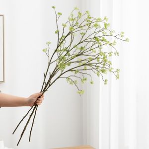 Branche de fleur artificielle Meng Jie 100cm 200cm en PVC imitation gaufrage pour décoration intérieure - Product Image 1