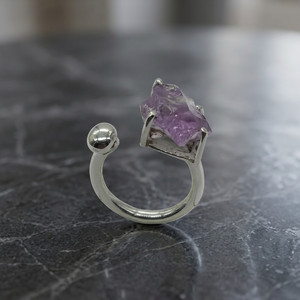 Anillo de Plata 925 al por Mayor de 925artpalace con Piedra de Amatista Exótica, Joyería Fina de Moda para Bodas, Anillos de Plata con Piedras Preciosas - Product Image 2