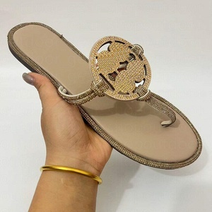 Sandalias de Alta Calidad con Hebilla Metálica y Parte Superior de PU, Sandalias de Diseñador, Chanclas de Moda, Sandalias de Playa para Mujer - Product Image 6