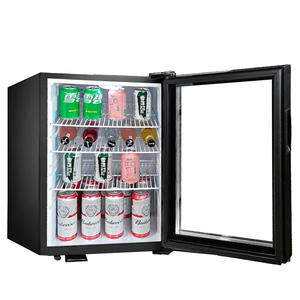 portable custom transparent <b>glass</b> door freeze display cooler refrigerator <b>small</b> mini fridge for bedroom hotel - Product Image 1