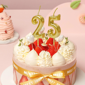 <span class=keywords><strong>Velas</strong></span> de Cumpleaños Doradas Ecológicas con Diseño Nuevo 2026, Venta al Por Mayor, Número Personalizado para Decoración de Bodas y Fiestas - Product Image 1