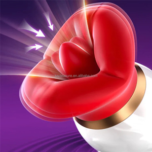 Wholesale Women <strong>Sex</strong> <strong>Toy</strong> Sucking Tongue Mouth Shape Vibrator Breast Sucking Nipple Stimulation Licking Tongue Sucking Vibrator - Product Image 2