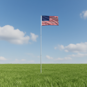ธงชาติสหรัฐอเมริกาพร้อมเสาอลูมิเนียมขนาด 19.7 นิ้ว ธงอเมริกันที่ทนทานสำหรับการโบยธง - Product Image 2