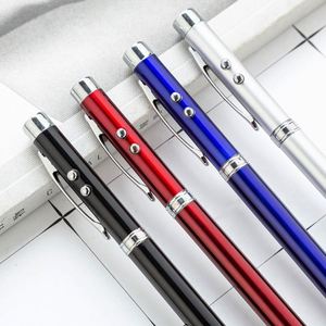 Stylo à bille multifonction moderne avec pointeur infrarouge télescopique, capteur de mouvement, batterie intégrée, en plastique, design créatif et tendance - Product Image 5