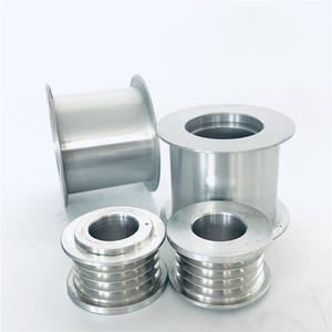 Produttore vendite dirette in alluminio sincrono cinghia ruota 45 # acciaio ruota sincrona modello di temporizzazione completa puleggia - Product Image 4