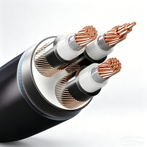 Flame Retardant Low Smoke Halogen Free LSZH Medium Voltage Power <b>Cable</b> 3 Core Copper XLPE 33kV - Product Image 1