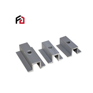Prix du fabricant Vente directe d'usine Support <span class=keywords><strong>solaire</strong></span> Accessoires de montage en aluminium Pince centrale <span class=keywords><strong>solaire</strong></span> pour système de montage - Product Image 2
