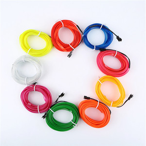 Super Brightness fluorescent <strong>El</strong> Lighting wire with DC 12V inverter for car decoration - Product Image 4